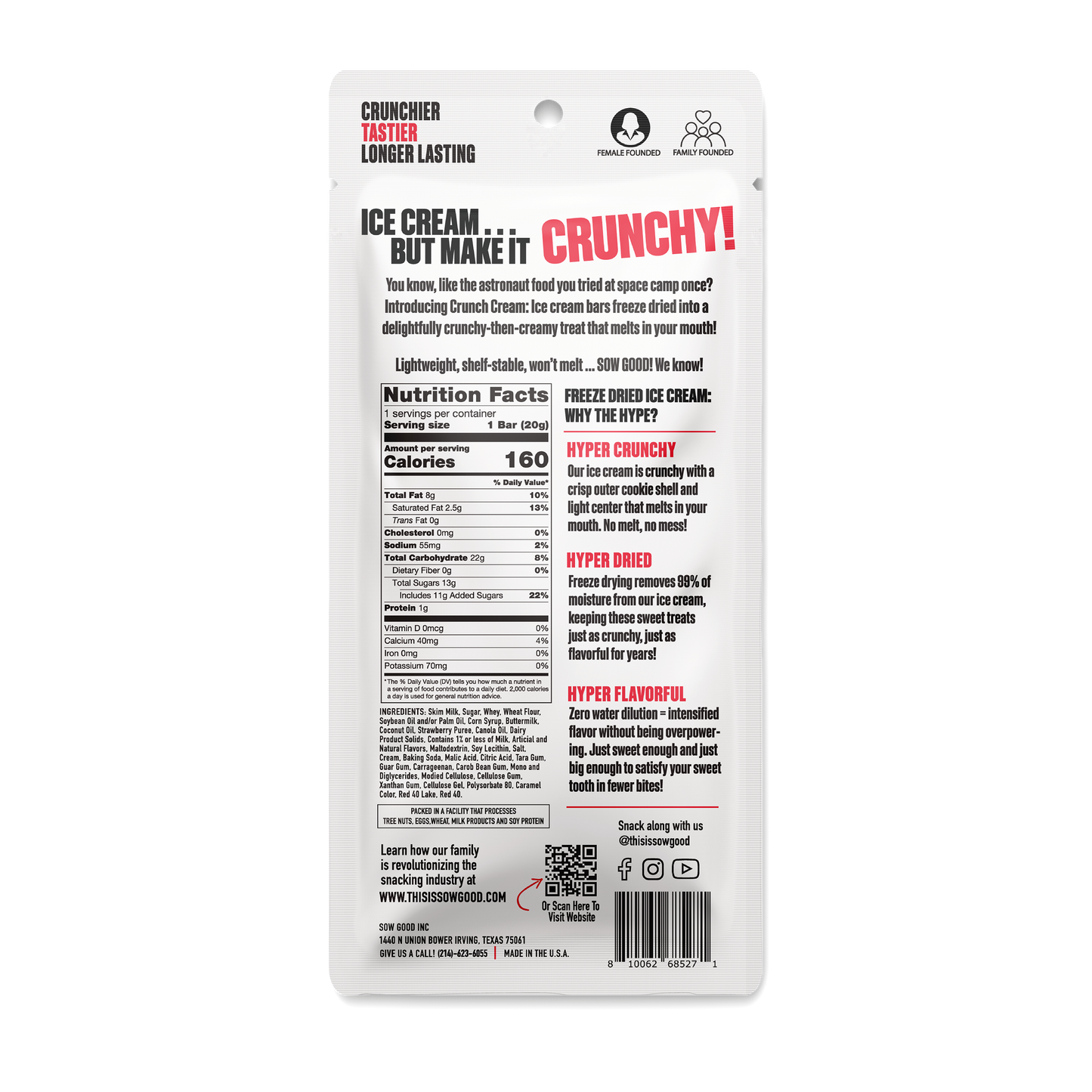Berry Crunch Ice Cream Bar 0.7oz