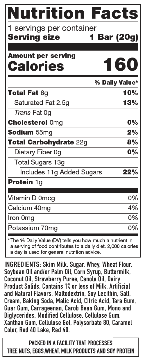 Berry Crunch Ice Cream Bar 0.7oz