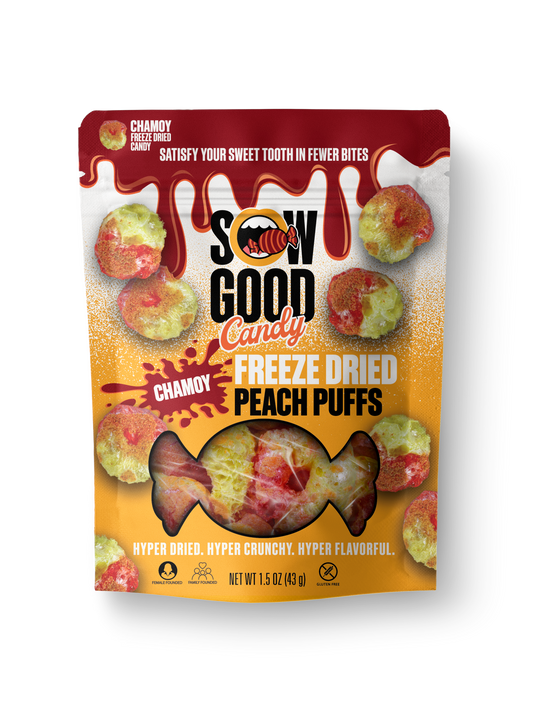 Chamoy Peach Puffs 1.5oz